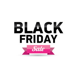 Obraz premium Black Friday sales tag. vector illustration