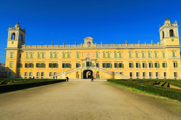 Fototapeta na wymiar Ducal Palace is an edifice in Colorno (province of Parma), Emilia Romagna, Italy. It was built by Francesco Farnese, Duke of Parma in the early 18th century.