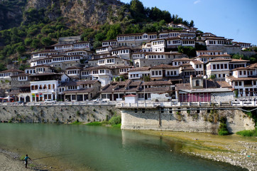 Fototapeta na wymiar Ville de Bérat, Albanie
