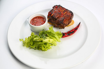 delicious food on a plate