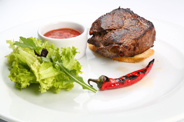 delicious food on a plate