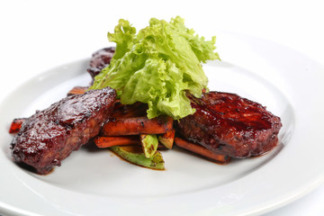 delicious food on a plate