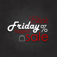 Obraz premium Black Friday Sale Calligraphic Designs 
