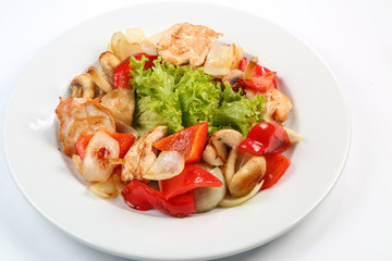 delicious food on a plate