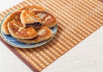 Ukrainian cakes fried in a pan