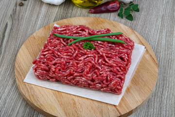 Minced beef meat