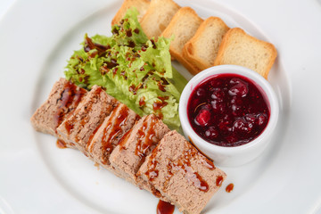 delicious food on a plate