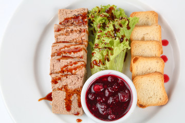 delicious food on a plate