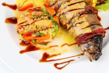 delicious food on a plate