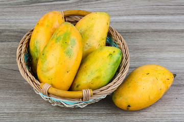 Ripe yellow mango