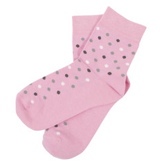 Pair of socks. Isolated on white background