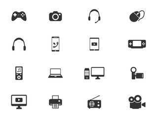 Gadgets simply icons