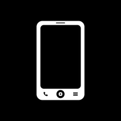 The smartphone icon. Phone symbol.