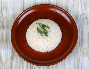 Steamed rice