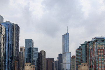 Fototapeta na wymiar Chicago Skyscraper Cityscape