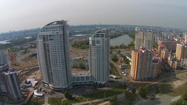 Obolon is a municipal administrative district of the Ukrainian capital Kiev. Obolon district covers an area of 11,000 hectares with a population of 310,000 inhabitants.