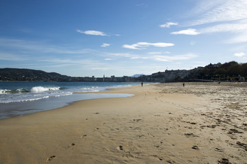 San Sebastian desde la Concha