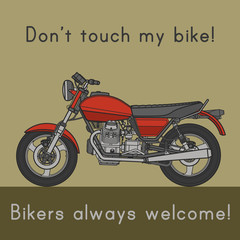 Motorcycle print
