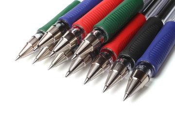 Multicolored ball pens