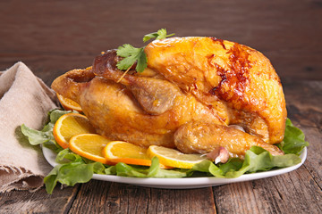 baked chicken with orange