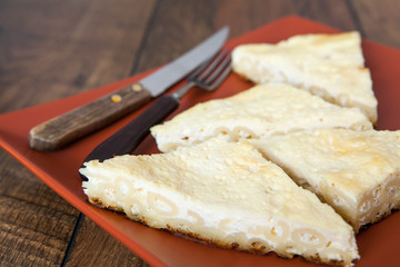 Macaroni with cheese