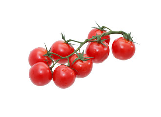 Cherry Tomatoes On White