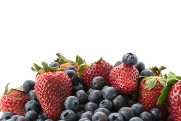 blueberry and strawberry