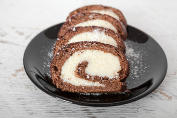 Coconut and Chocolate Rolls