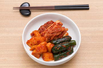 キムチの盛り合わせ