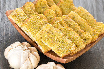 crispy bread garlic