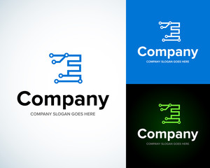 Modern stylish logo with letter Z. Business Technology vector logotype design template. Creative concept icon. Corporate company identity.