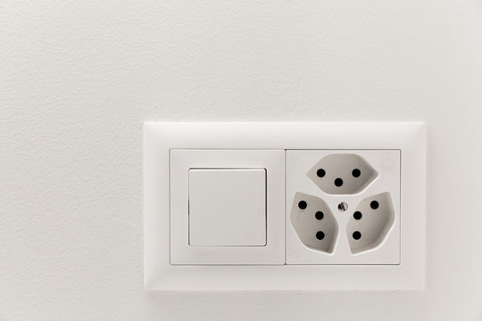 light switch and electrical outlet