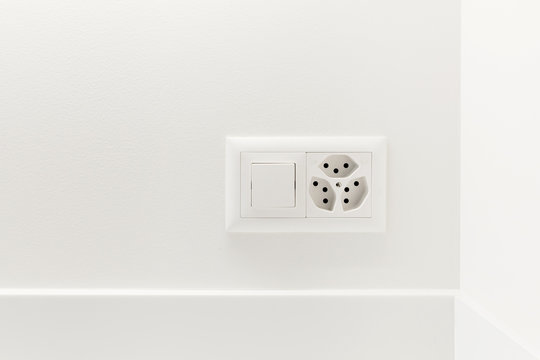 light switch and electrical outlet
