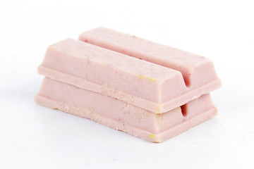 Strawberry chocolate wafer