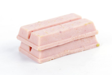 Strawberry chocolate wafer