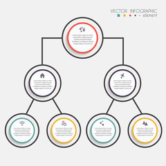Vector colorful info graphics for your business presentations.