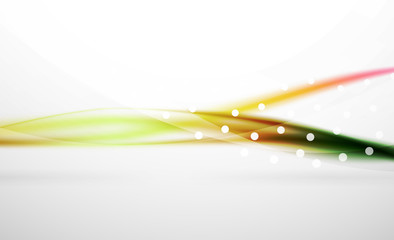 Colorful wave line, abstract background with light and shadow effects