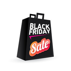 Black Friday sales tag. vector illustration