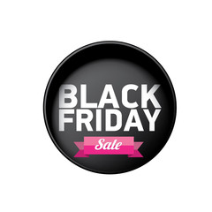 Black Friday sales tag. vector illustration