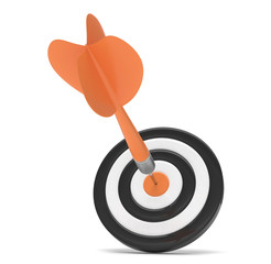 arrow darts in target