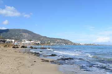 Strand bei Stalida, Kreta