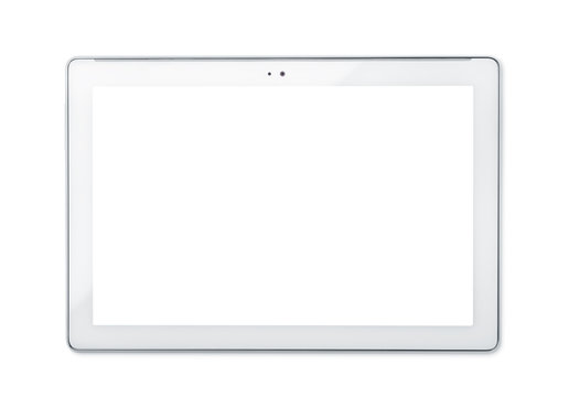 Front view of tablet PC
