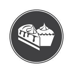 Cup of tea with lemon icon