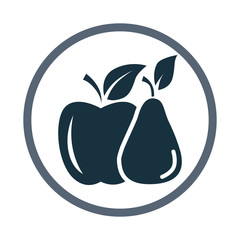 Apple and pear icon
