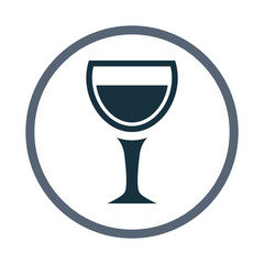 Glass of wine icon