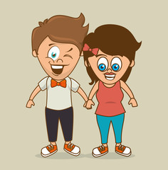 People cartoon graphic