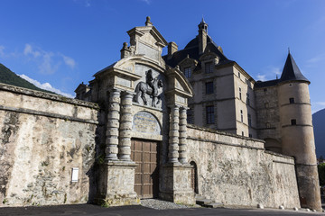 Fototapeta na wymiar Castle in Vizille in France