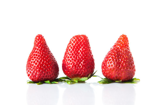 Strawberries Isolated on a white background