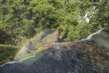 Waterfall Close Up at Iguazu Falls
