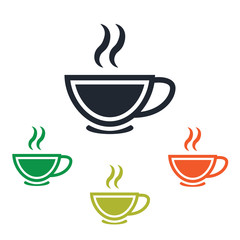 Cup of warm liquid icon